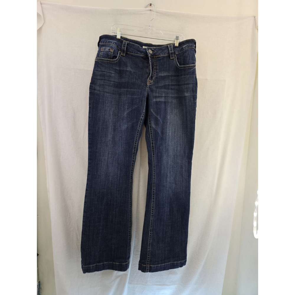 Stetson #214 City Trouser Denim Blue Jeans. Long! Ladies Size 18Long - Picture 2 of 12